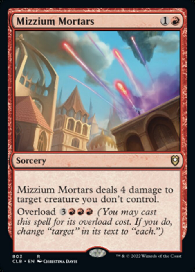 Mizzium Mortars [Commander Legends: Battle for Baldur's Gate] | Boutique FDB TCG