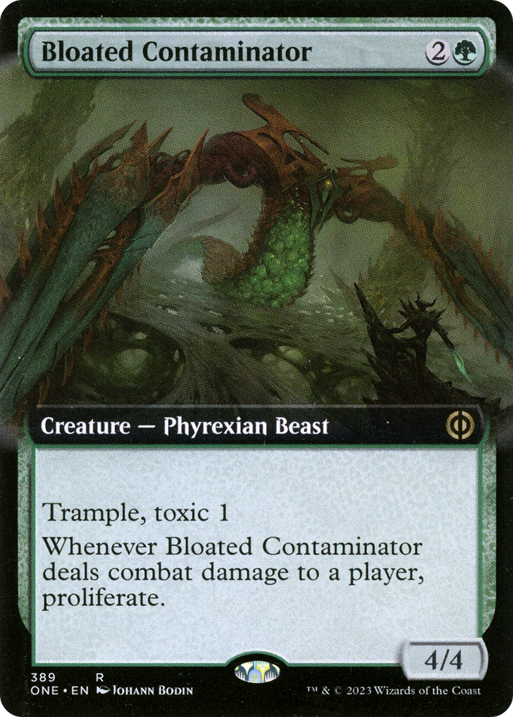 Bloated Contaminator (Extended Art) [Phyrexia: All Will Be One] | Boutique FDB TCG