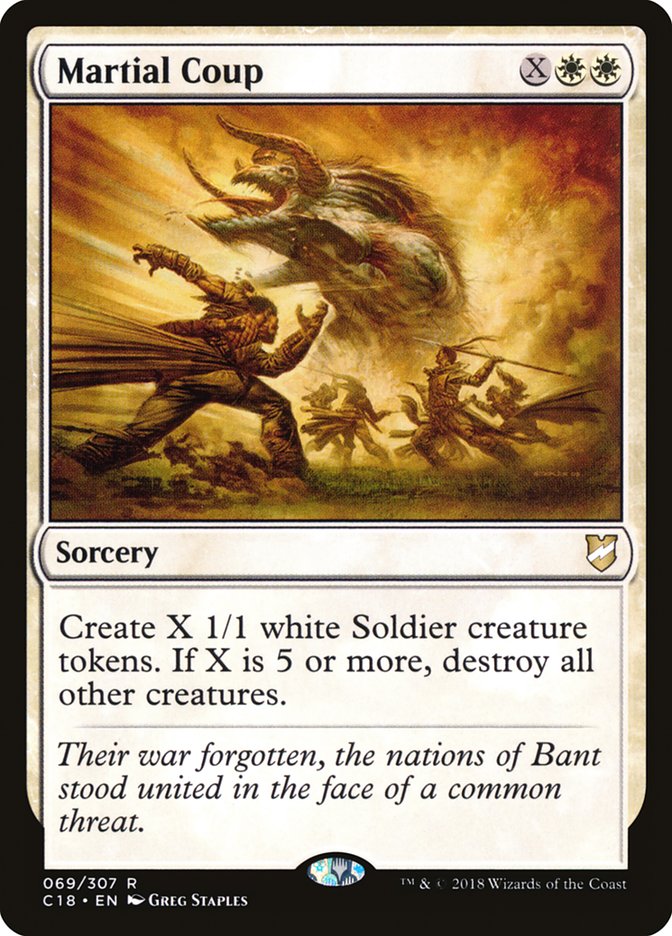 Martial Coup [Commander 2018] | Boutique FDB TCG