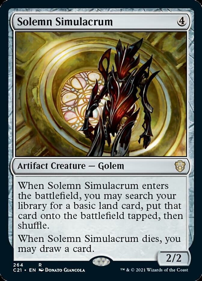 Solemn Simulacrum [Commander 2021] | Boutique FDB TCG