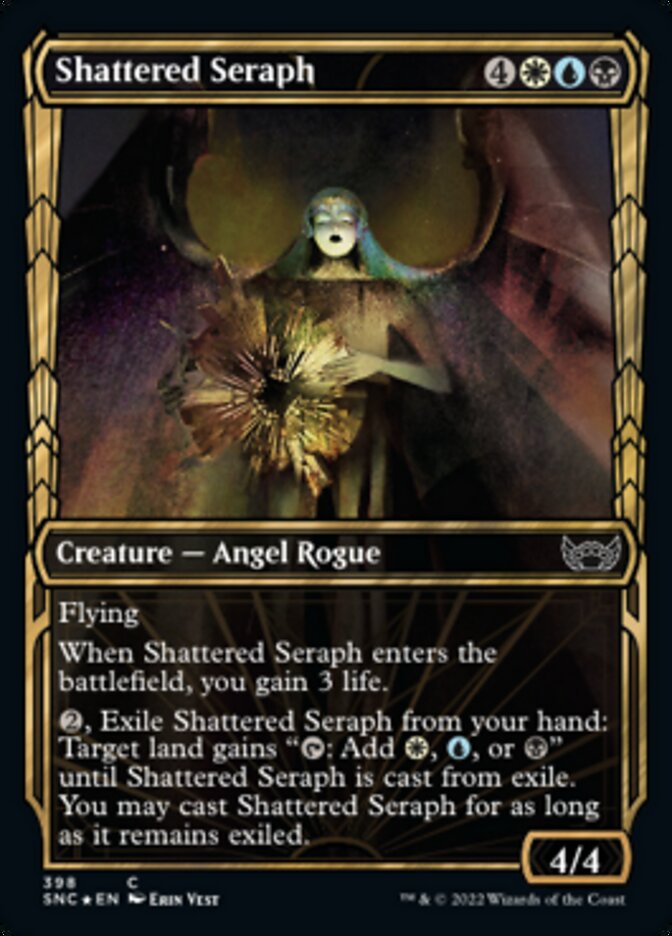 Shattered Seraph (Showcase Golden Age Gilded Foil) [Streets of New Capenna] | Boutique FDB TCG