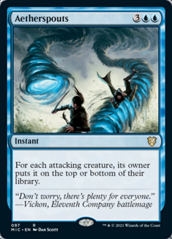 Aetherspouts [Innistrad: Midnight Hunt Commander] | Boutique FDB TCG