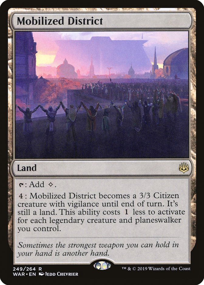 Mobilized District [War of the Spark] | Boutique FDB TCG